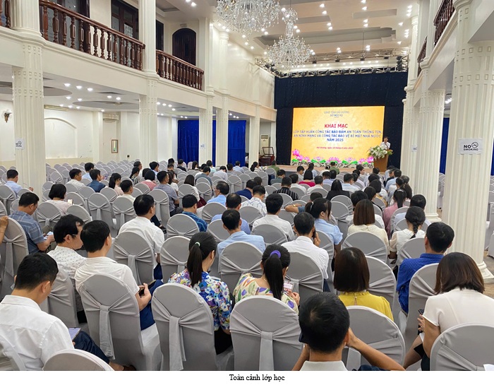 Tập huấn công tác bảo đảm an toàn thông tin, an ninh mạng và công tác bảo vệ bí mật nhà nước